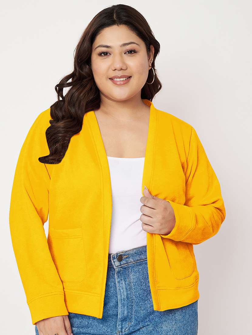 women plus size long sleeves jacket