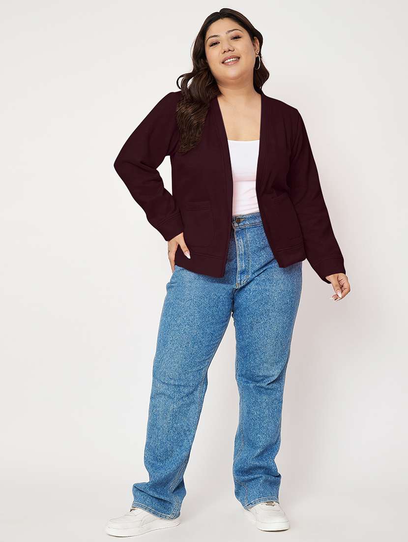women plus size long sleeves jacket - 21748823 -  Standard Image - 5