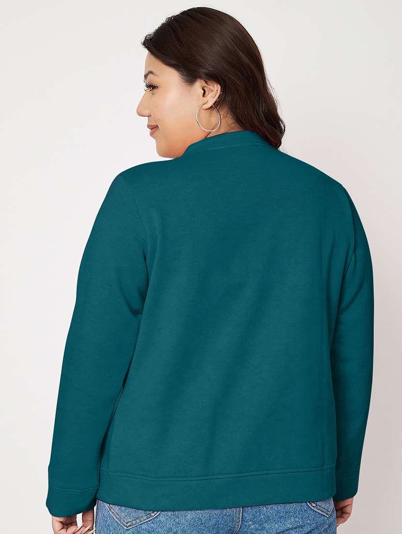women plus size long sleeves jacket - 21748824 - Standard Image - 3