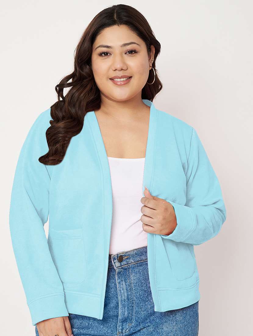 women plus size long sleeves jacket