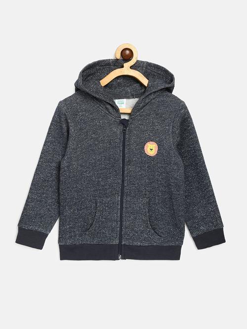kids printed hooded regular jacket - 21748849 - Standard Image - 0
