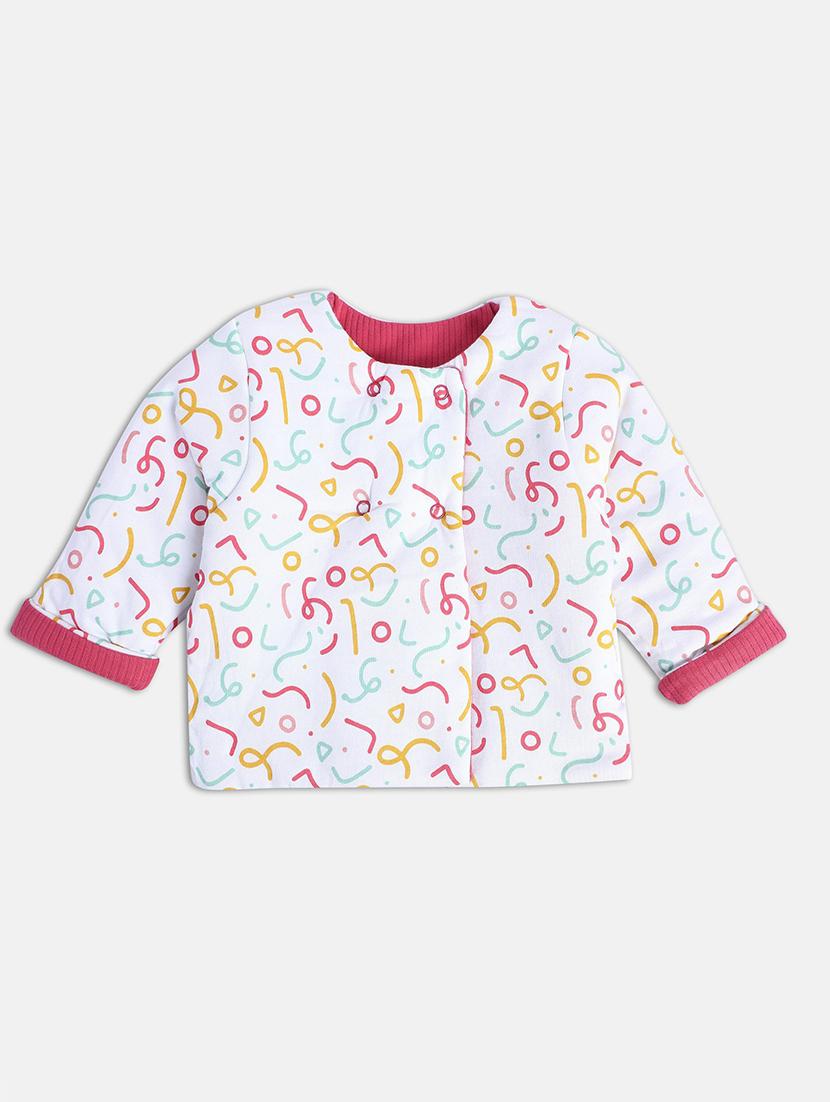 girls white long sleeve reversible jackets - 21748920 - Standard Image - 3