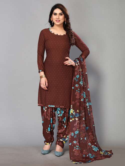 women printed unstitched salwar suit set - 21749573 - Standard Image - 0