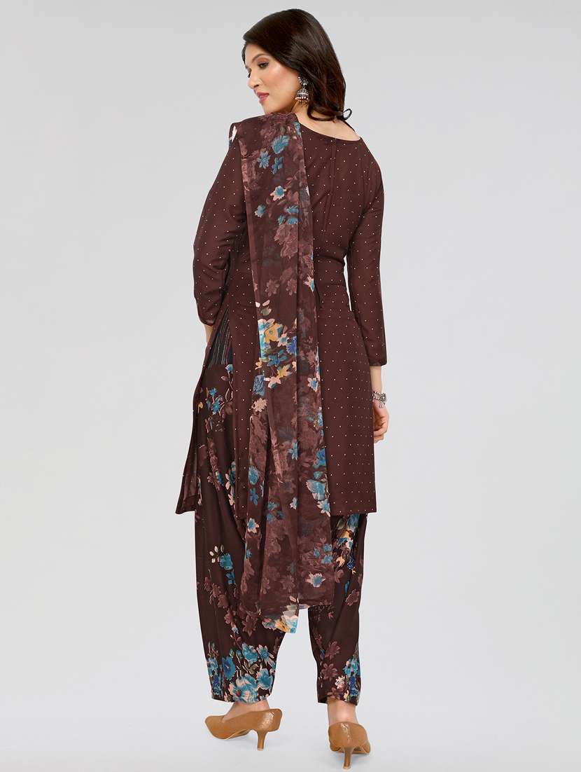 women printed unstitched salwar suit set - 21749573 - Standard Image - 3