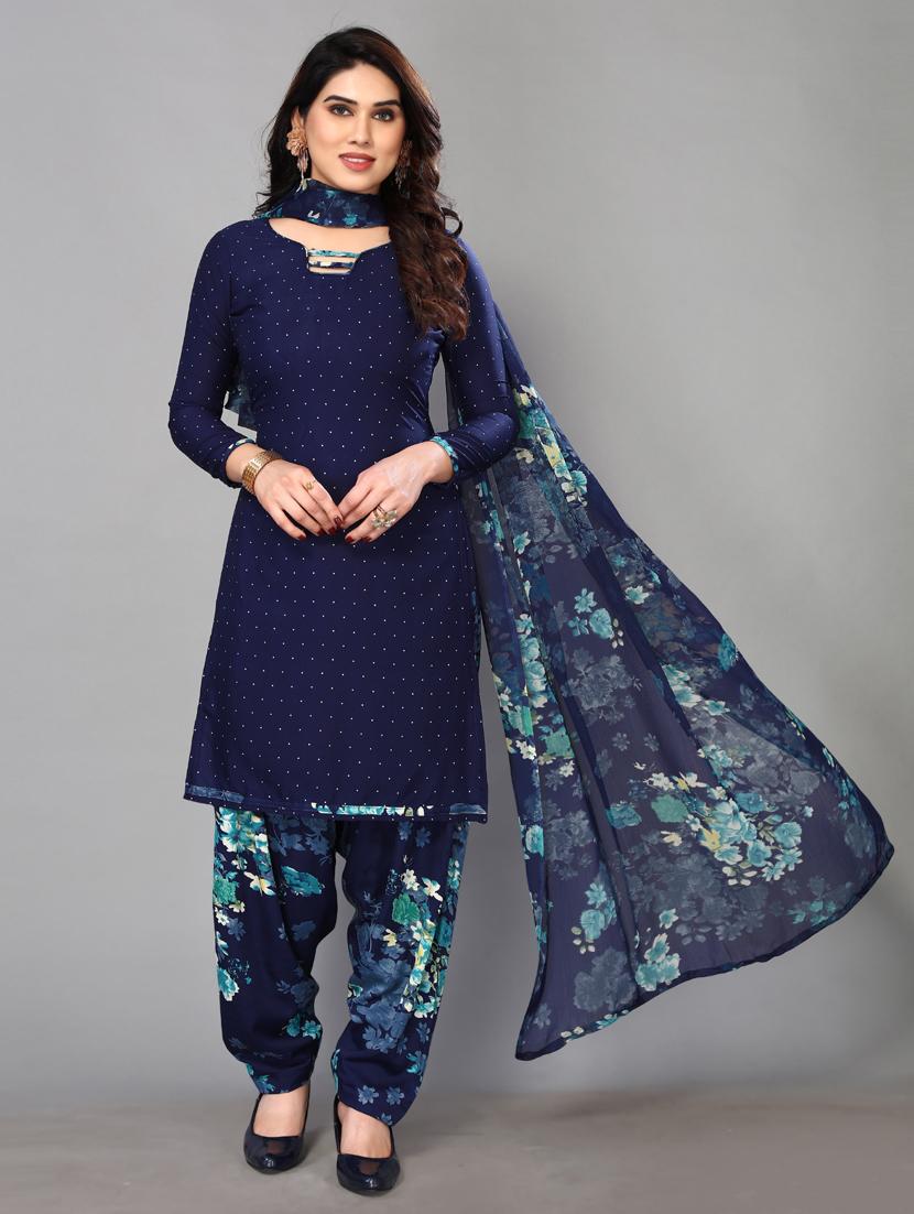 women printed unstitched salwar suit set - 21749574 -  Zoom Image - 0