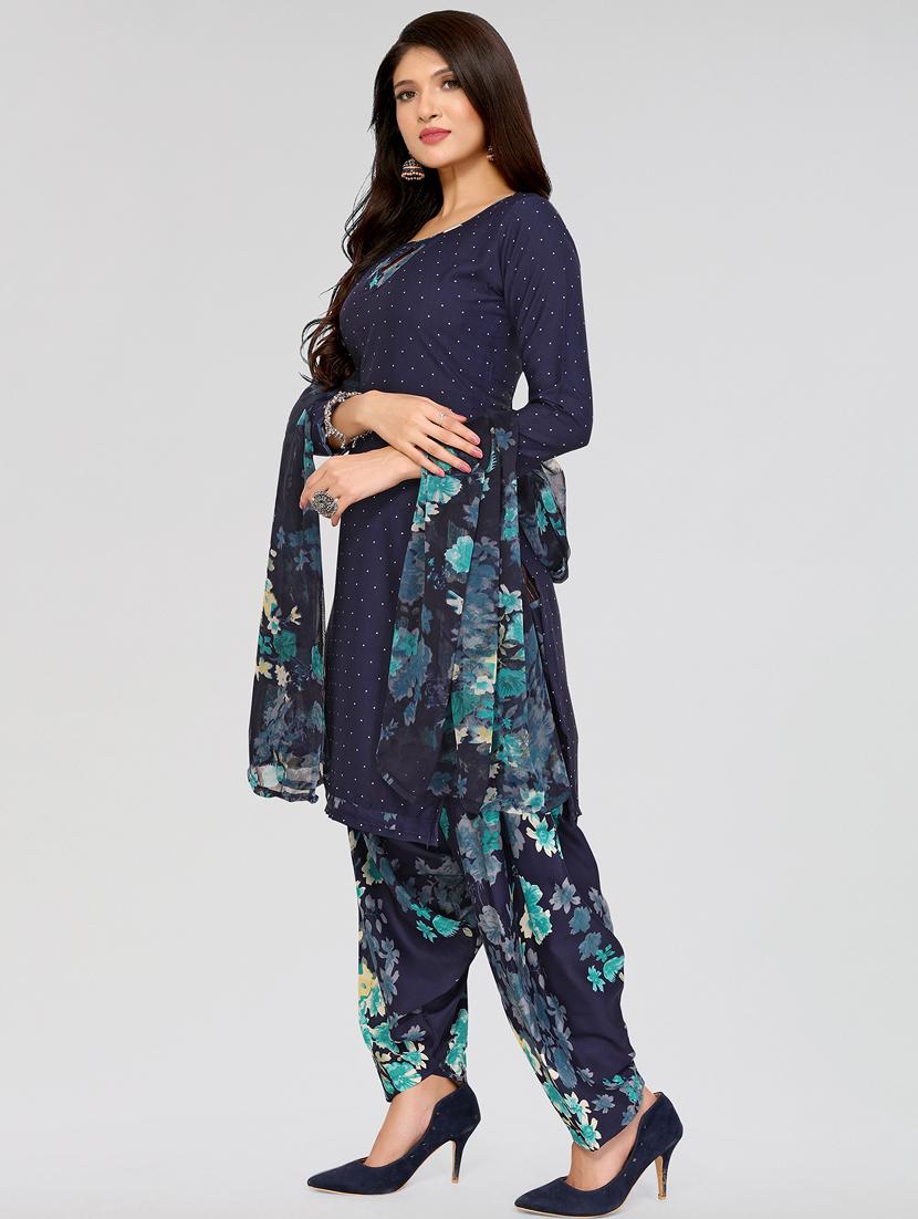 women printed unstitched salwar suit set - 21749574 - Standard Image - 3