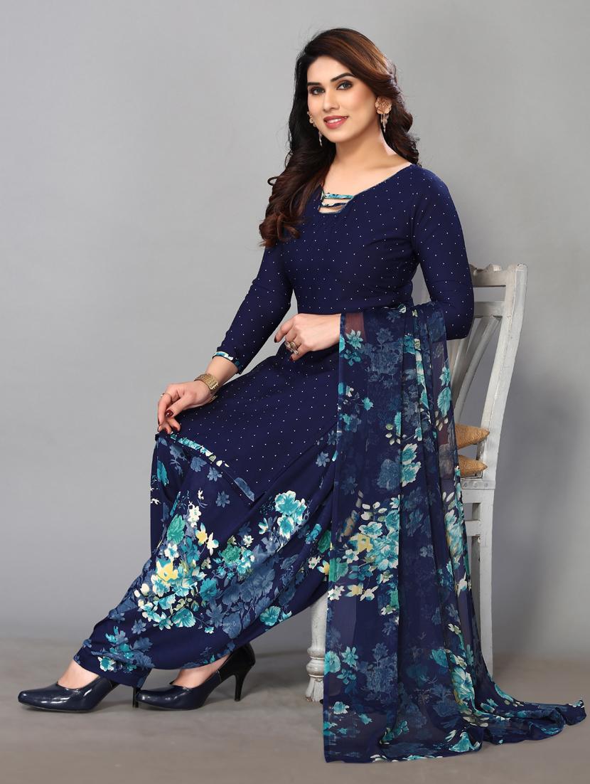 women printed unstitched salwar suit set - 21749574 - Standard Image - 5