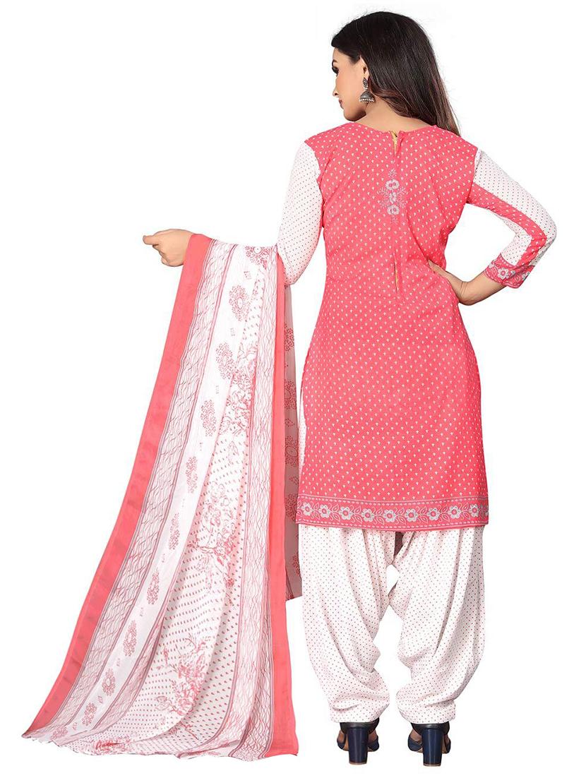 women printed unstitched suit set - 21749582 - Standard Image - 3
