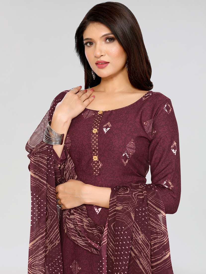 women printed unstitched salwar suit set - 21749622 - Standard Image - 3