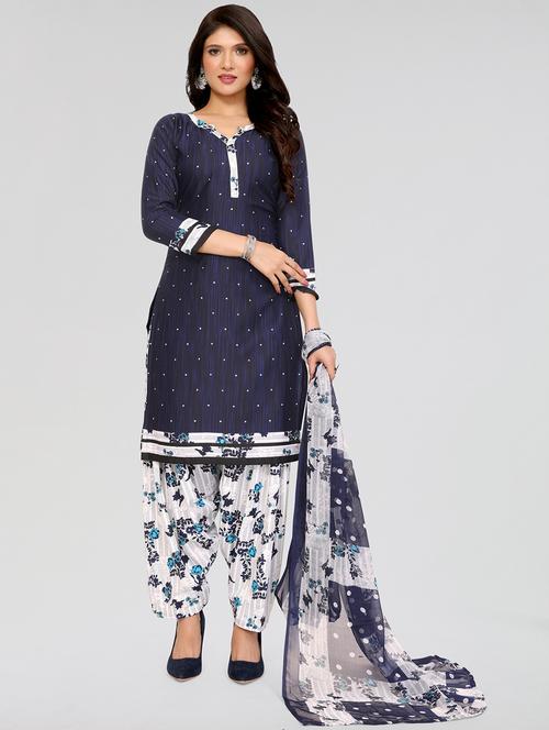 women printed unstitched salwar suit set - 21749642 -  Standard Image - 0