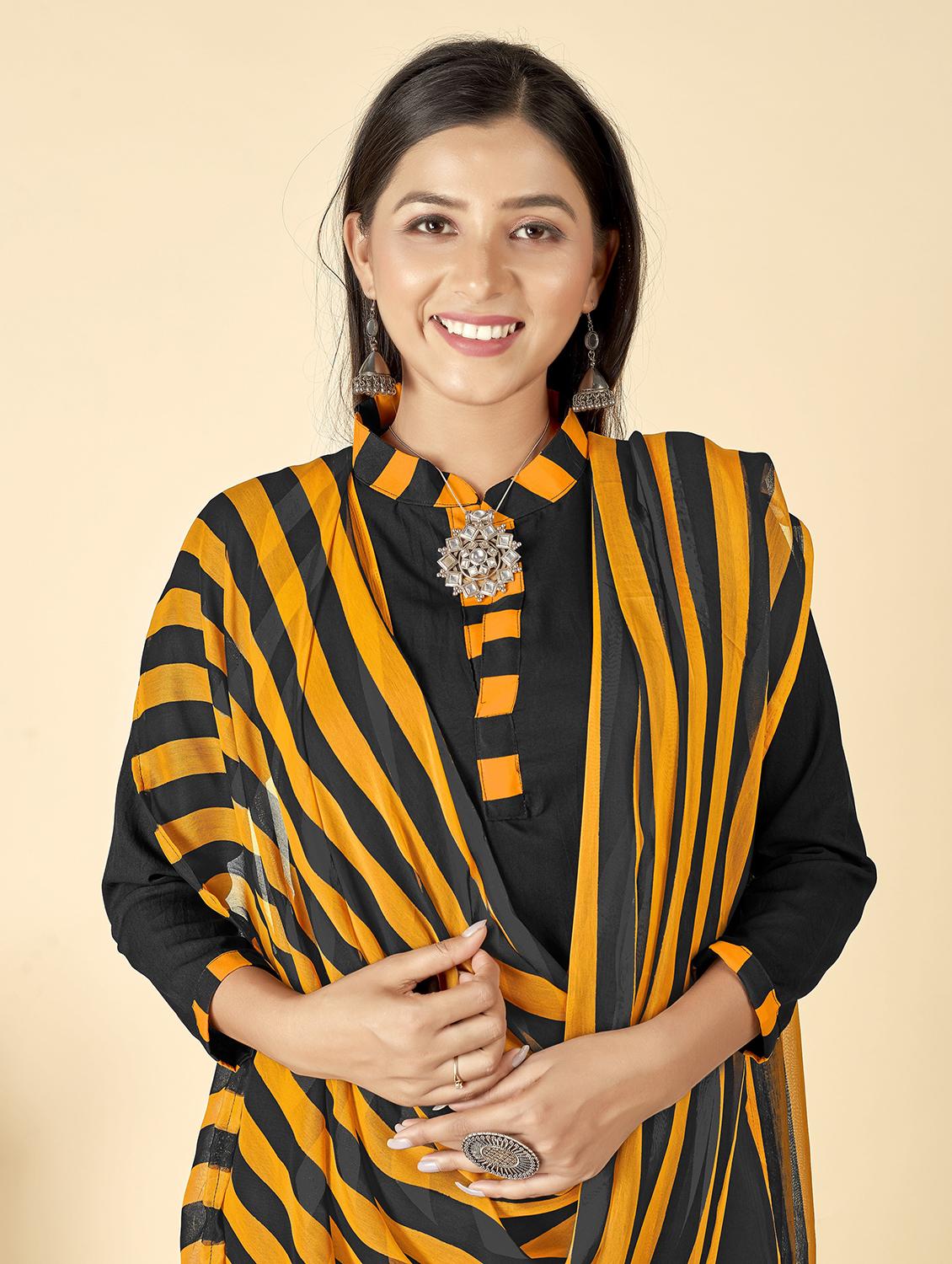 women solid unstitched suit set - 21749648 - Standard Image - 5