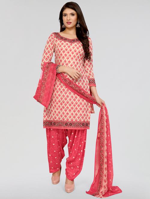 women printed unstitched salwar suit set - 21749655 - Standard Image - 0