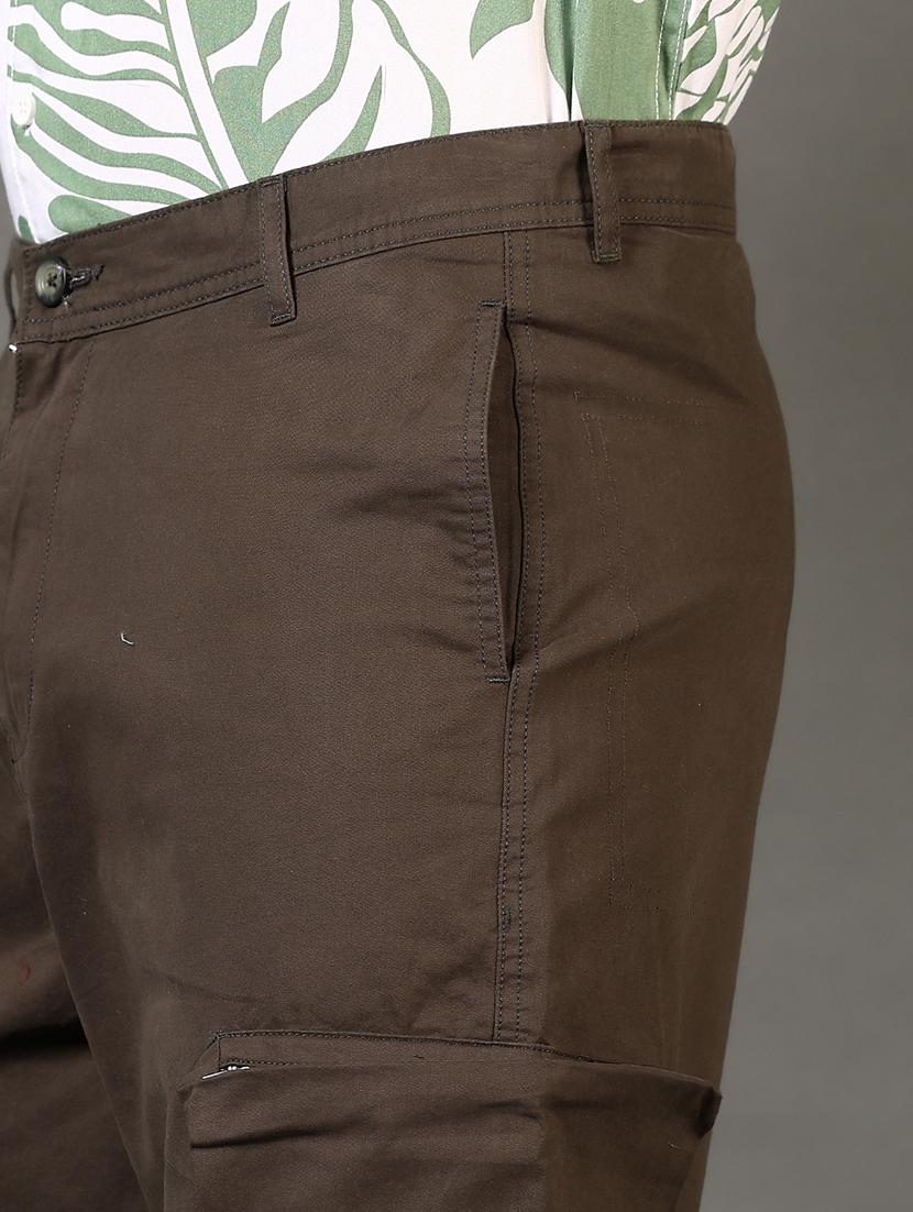 men mid rise solid cargo - 21749686 - Standard Image - 5