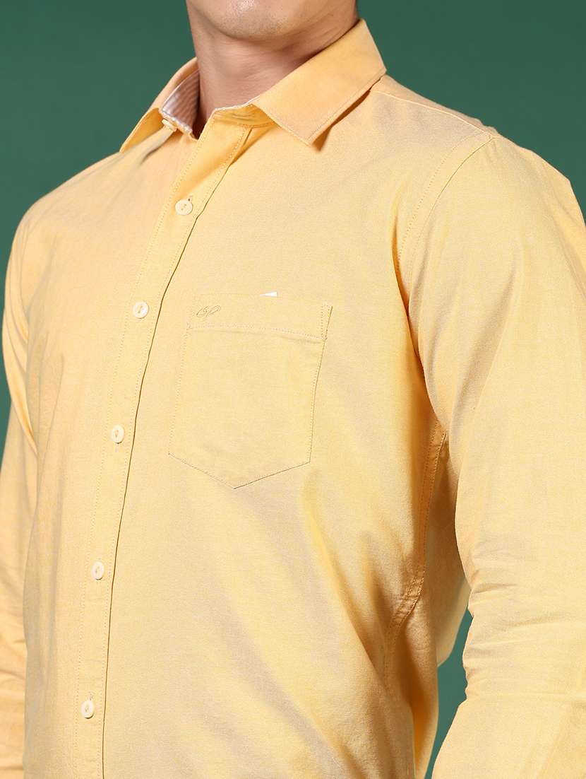 men solid long sleeve regular fit formal shirt - 21749730 -  Standard Image - 5