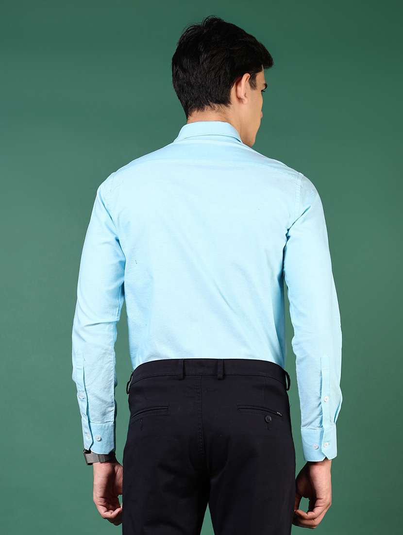 men solid long sleeve regular fit formal shirt - 21749735 -  Standard Image - 3