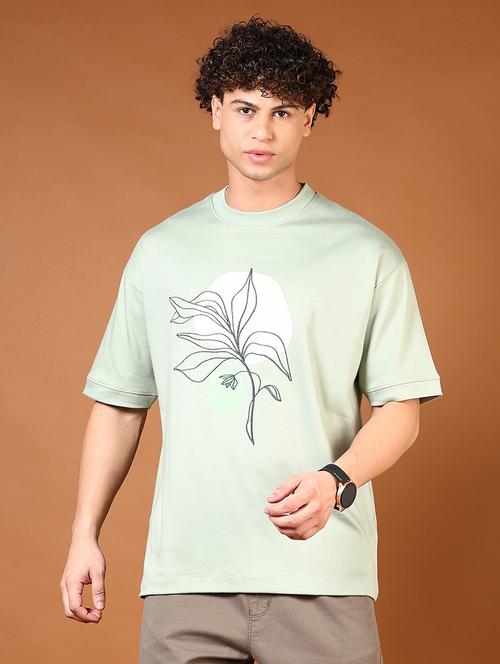men short sleeves front print t-shirt - 21749828 - Standard Image - 0