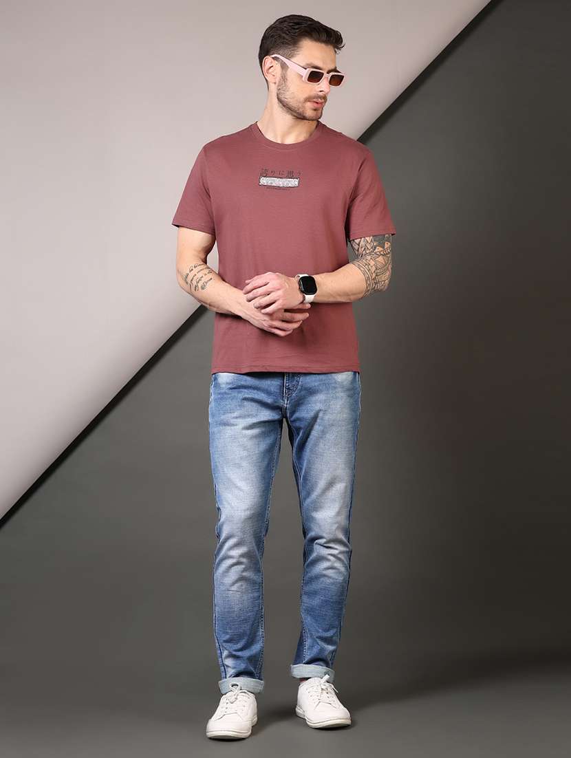 men solid mid rise slim fit jean - 21749860 -  Standard Image - 5