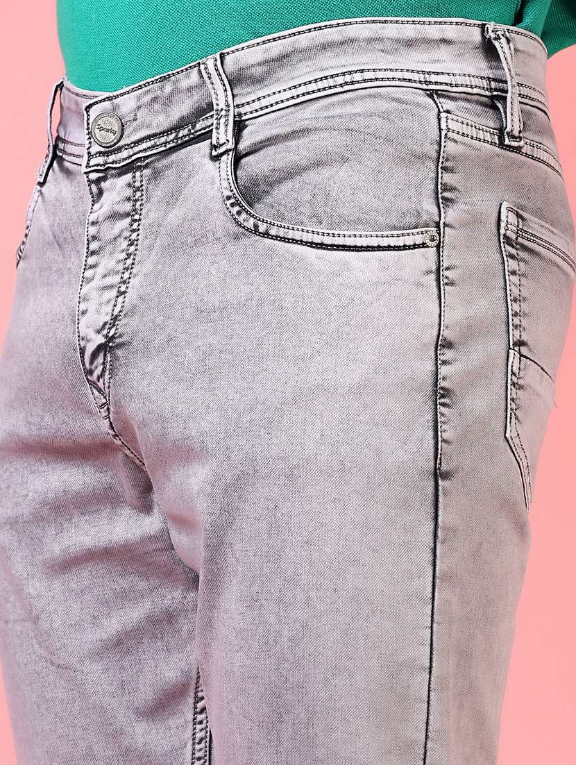 men solid mid rise slim fit jean - 21749875 -  Standard Image - 5