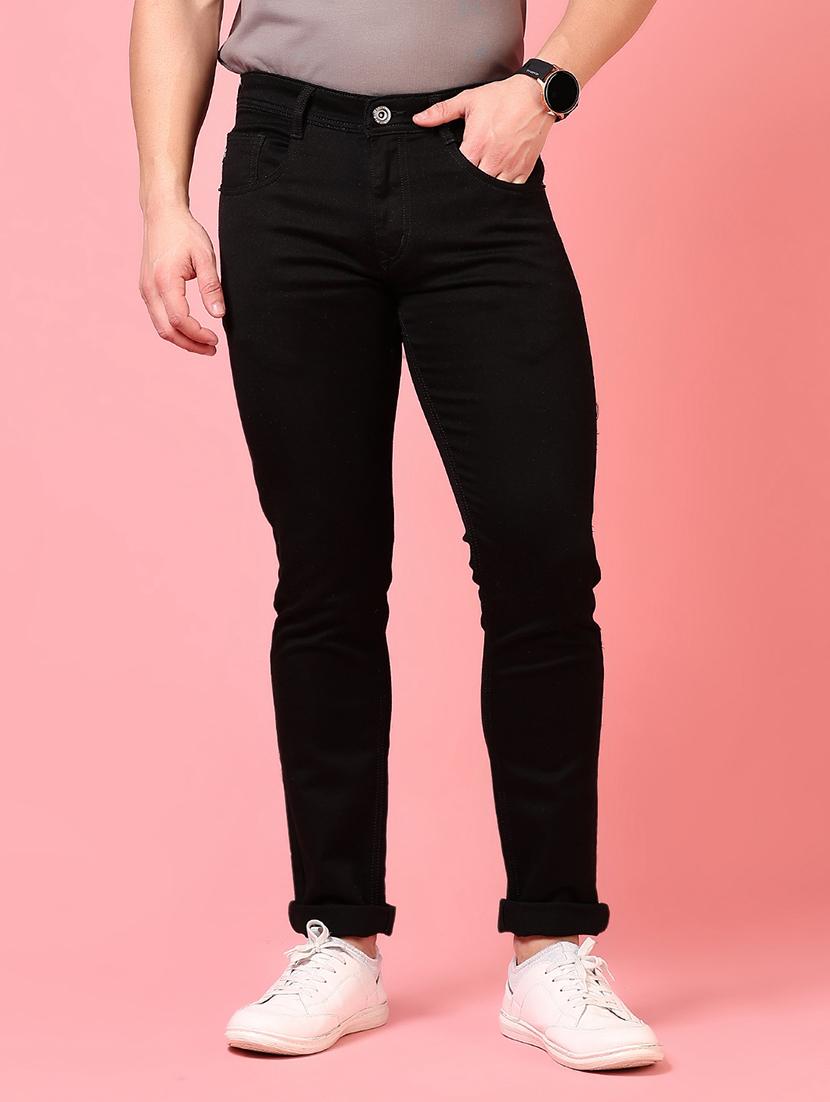 men solid mid rise slim fit jean - 21749891 -  Zoom Image - 0