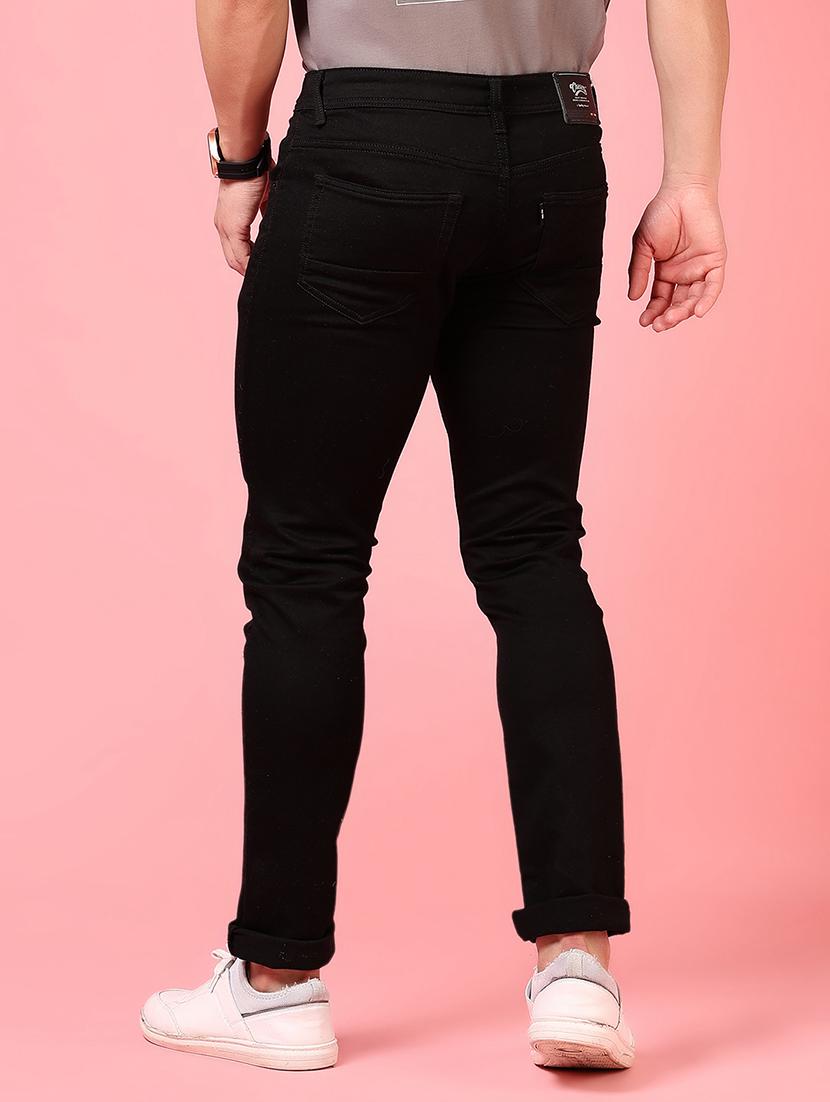 men solid mid rise slim fit jean - 21749891 - Standard Image - 3