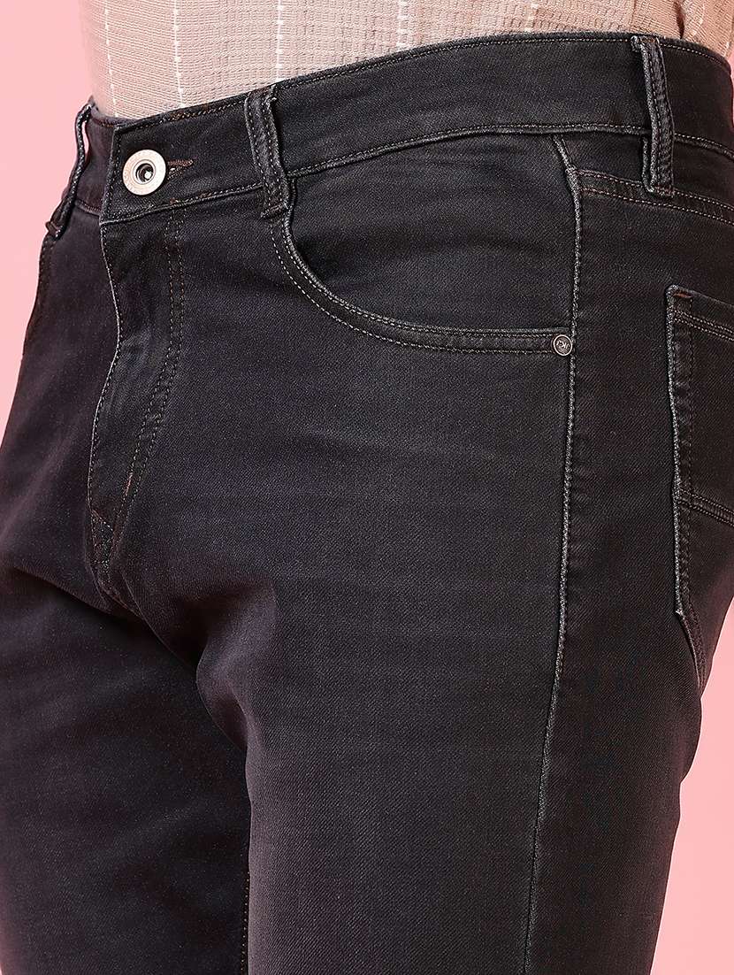 men solid mid rise slim fit jean - 21749893 -  Standard Image - 5