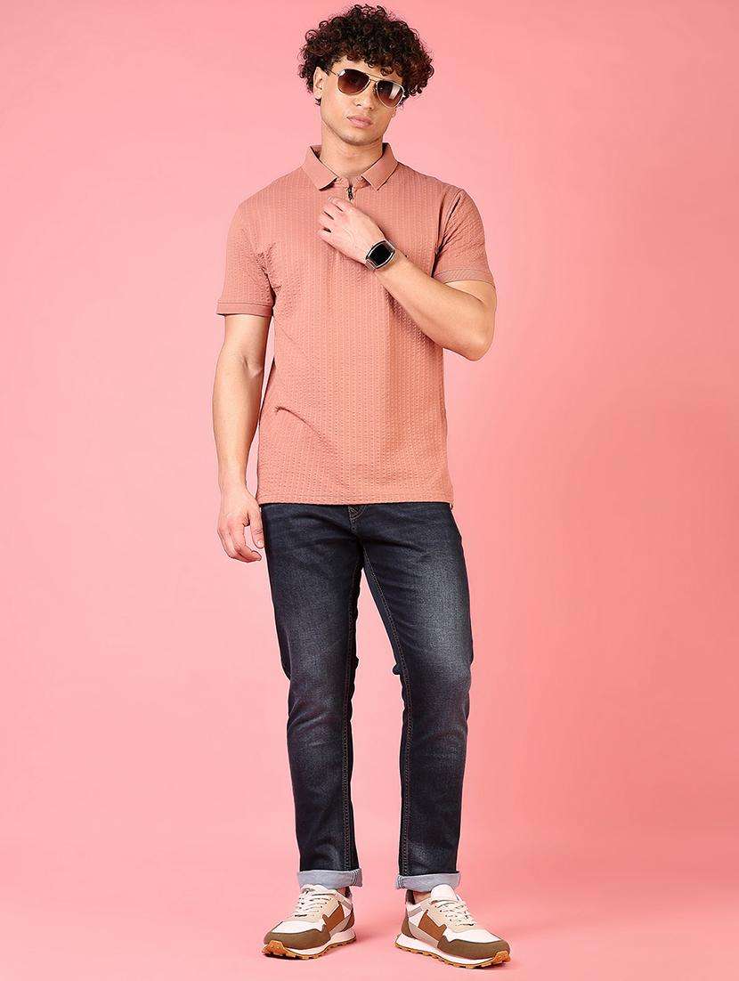 men self design short sleeve regular fit polo t-shirt - 21749912 -  Standard Image - 3