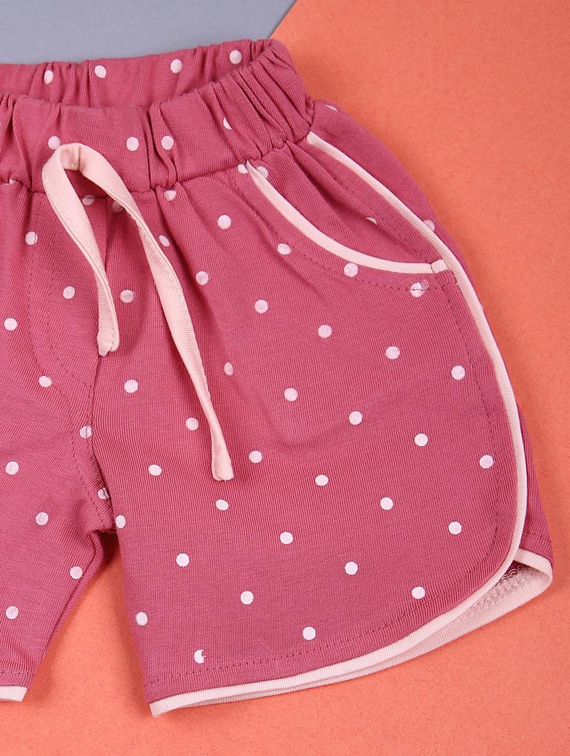 girls printed shorts & top co-ord set - 21749985 - Standard Image - 3