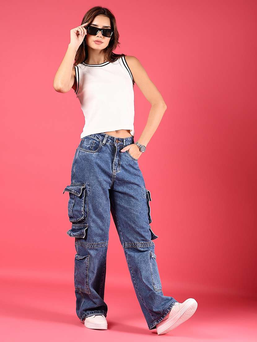women solid sleeveless regular top - 21750050 - Standard Image - 5