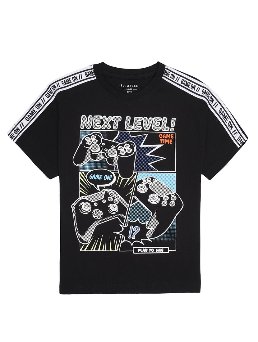 kids pack of 2 printed short sleeves t-shirts - 21750359 - Standard Image - 3