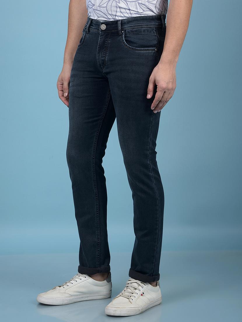 men solid mid rise slim fit jean - 21750556 - Standard Image - 3