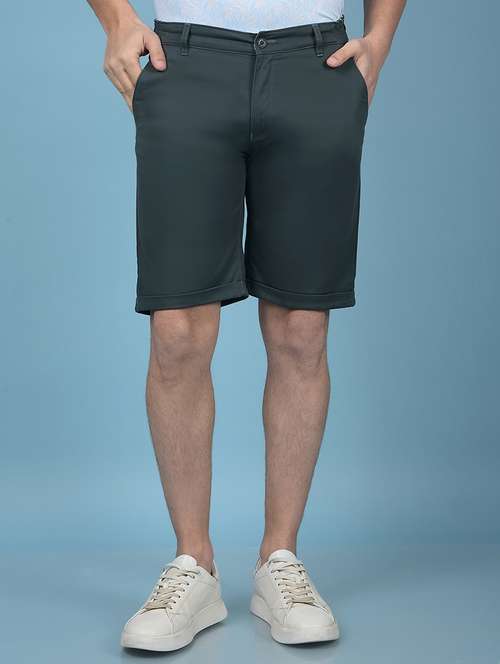 men solid mid rise short - 21750640 -  Standard Image - 0