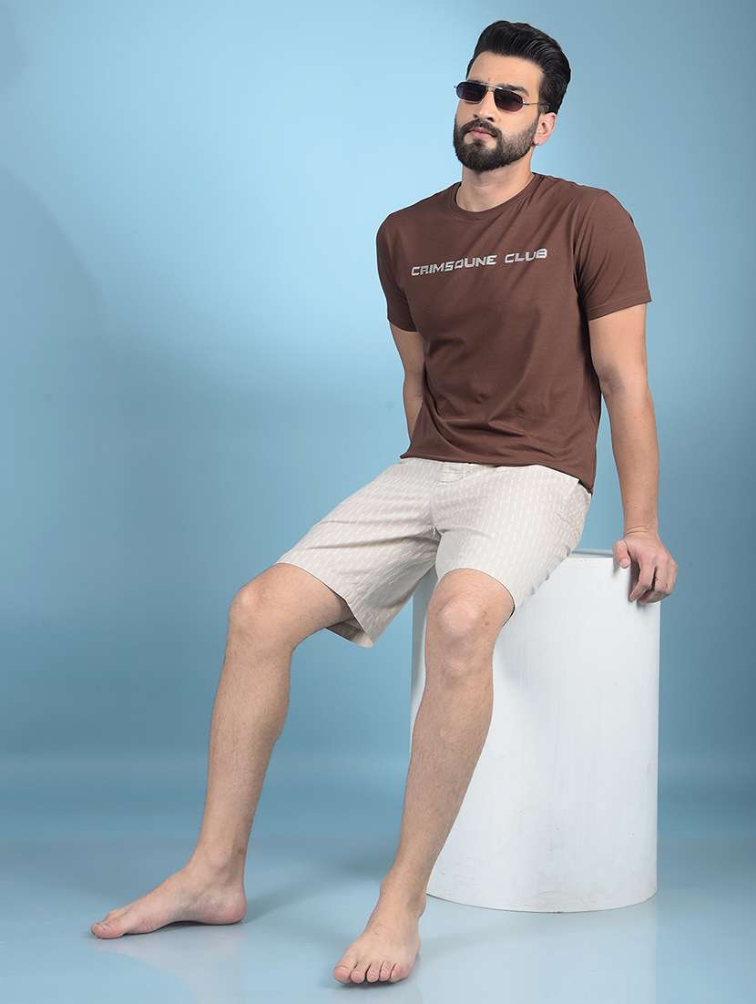 men printed mid rise bermuda shorts - 21750647 -  Standard Image - 5