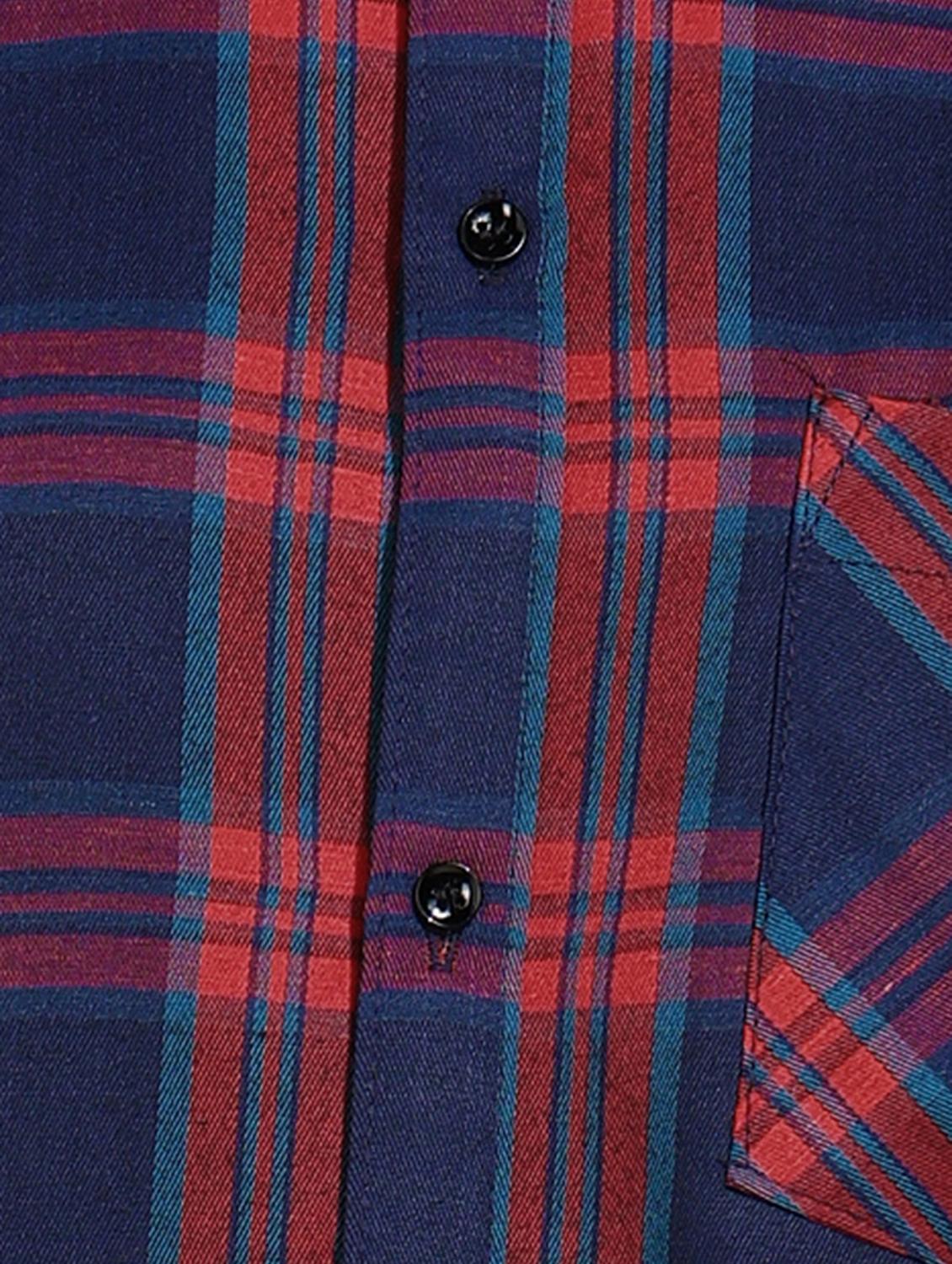 men checkered long sleeve regular fit casual shirt - 21750787 - Standard Image - 5