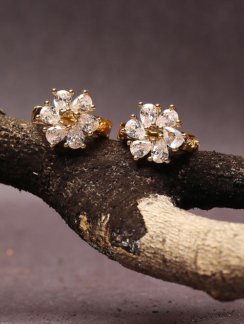 women stone studded stud earring - 21750800 - Standard Image - 0