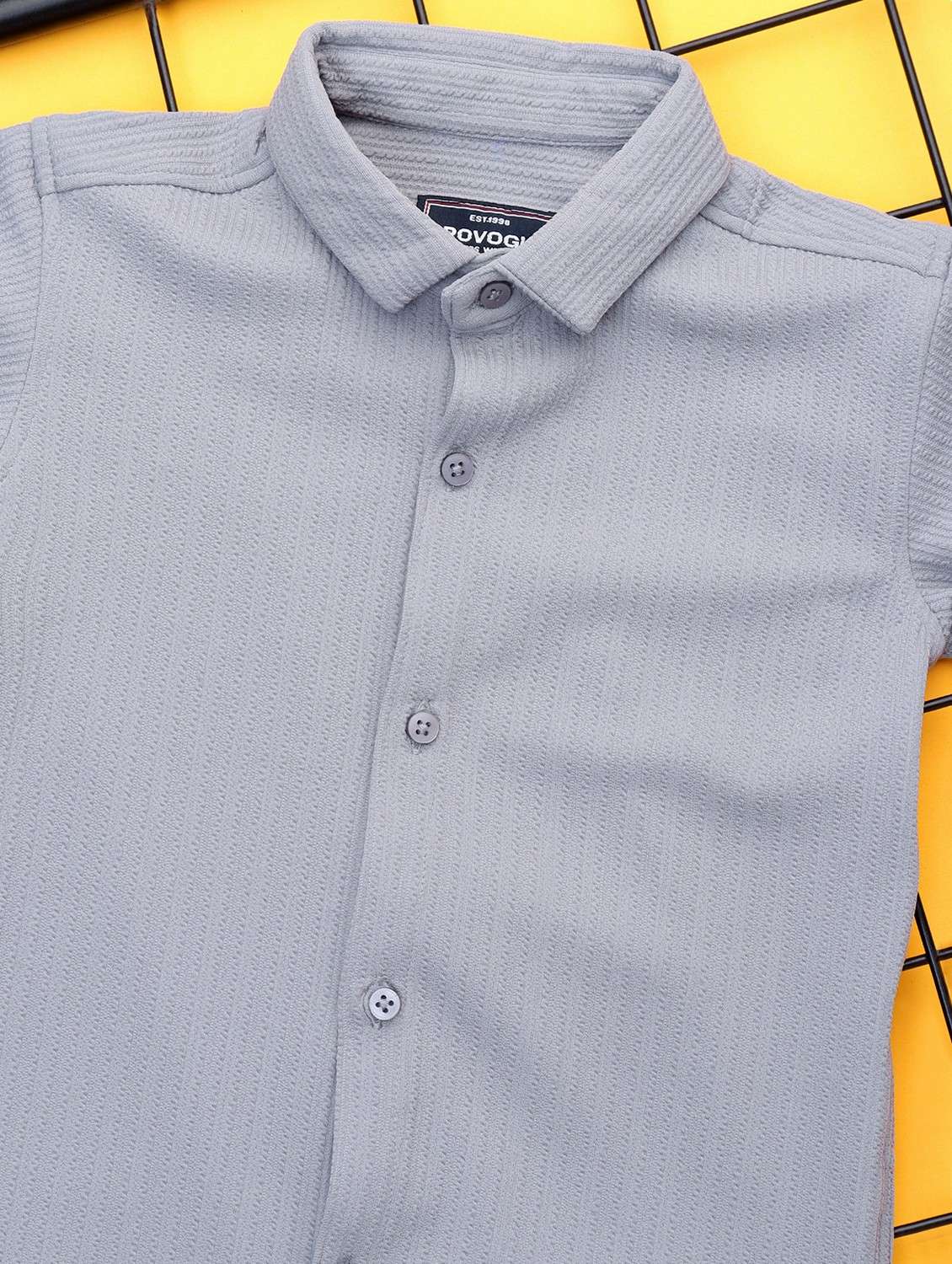 boys solid short sleeves co-ords set - 21750858 -  Standard Image - 5