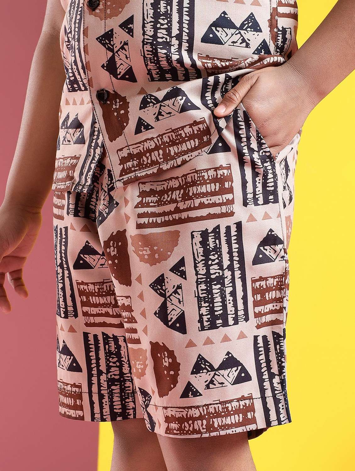 boys printed short sleeves co-ords set - 21750862 -  Standard Image - 3