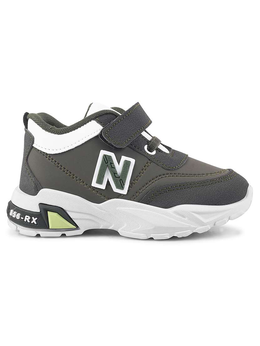 boys solid velcro sneaker - 21750898 -  Standard Image - 3