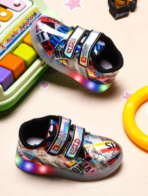boys velcro led light-up sneaker - 21750909 - Standard Image - 0