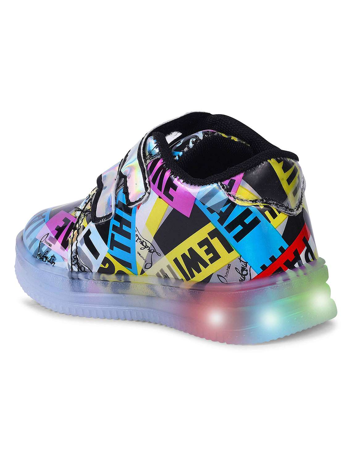 boys velcro led light-up sneaker - 21750910 -  Standard Image - 3