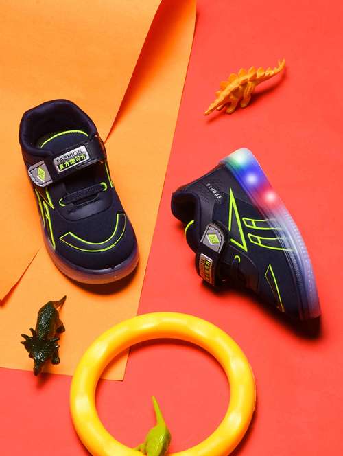 boys velcro led light-up sneaker - 21750913 - Standard Image - 0