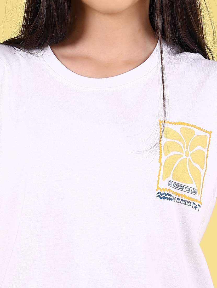 girls back printed short sleeves tee - 21753586 -  Standard Image - 5