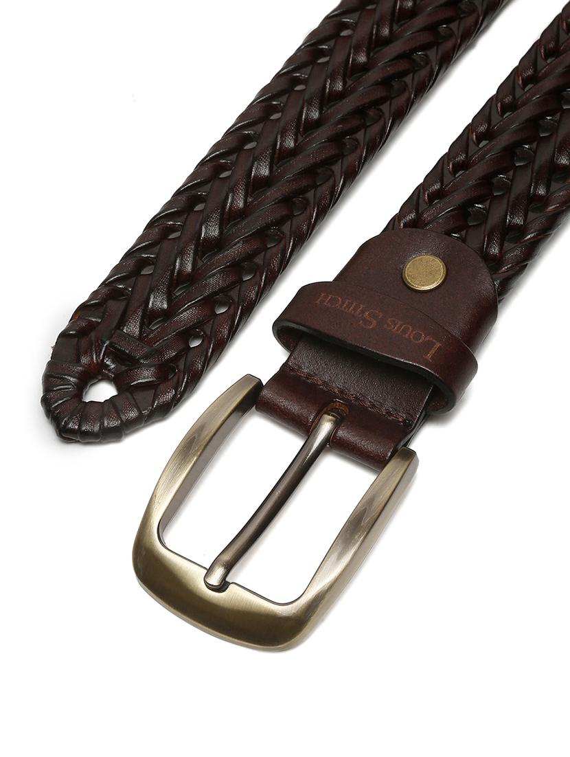 men textured pin buckle belt - 21761998 - Standard Image - 5