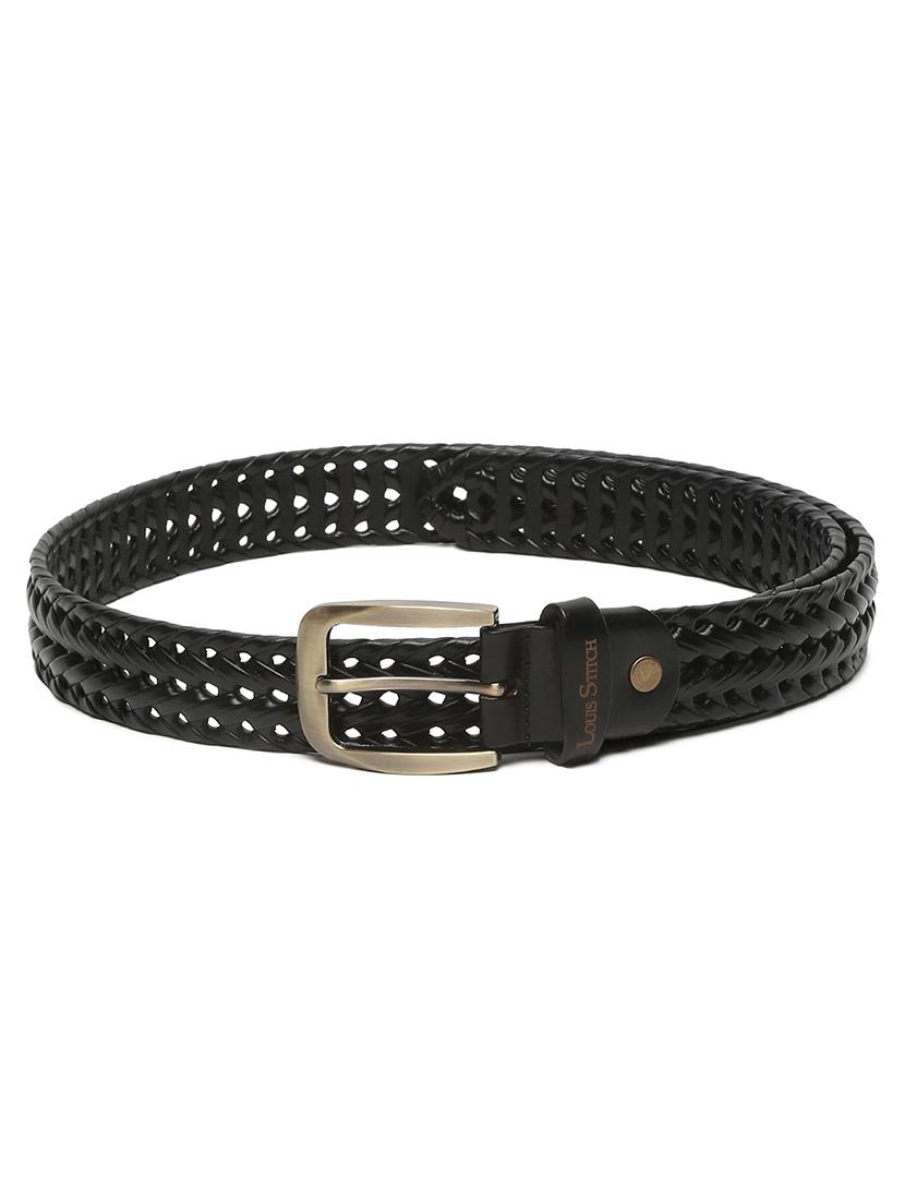 men textured pin buckle belt - 21761999 - Standard Image - 3