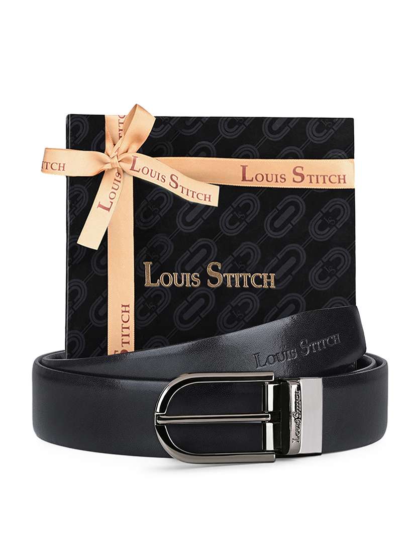 men pin buckle reversible leather belt - 21762062 -  Standard Image - 5