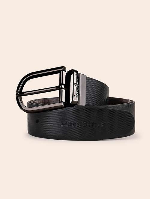 men pin buckle leather belt - 21762097 - Standard Image - 0