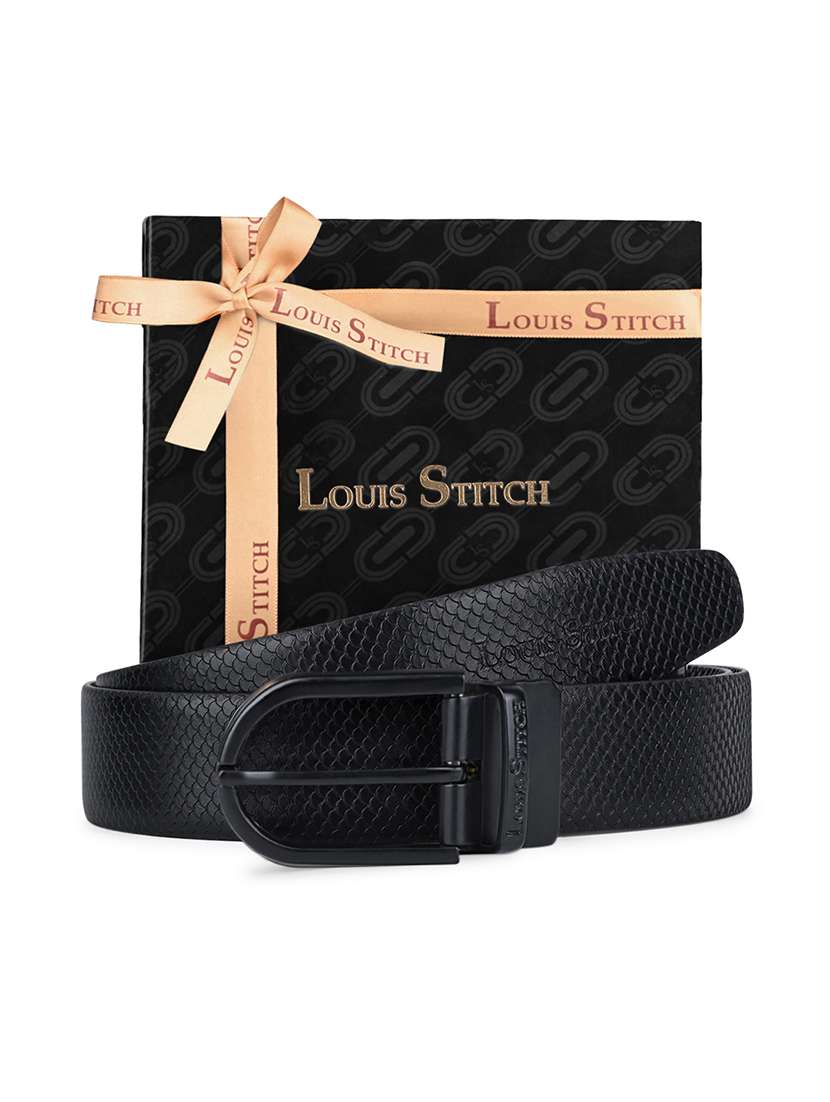 men pin buckle reversible leather belt - 21762112 - Standard Image - 5