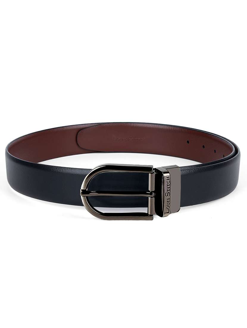 men pin buckle reversible leather belt - 21762157 -  Standard Image - 3