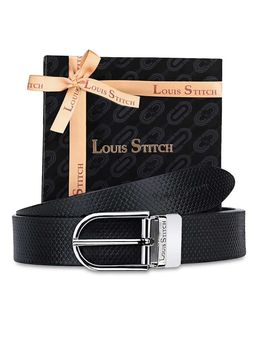 men textured pin buckle belt - 21762174 - Standard Image - 5