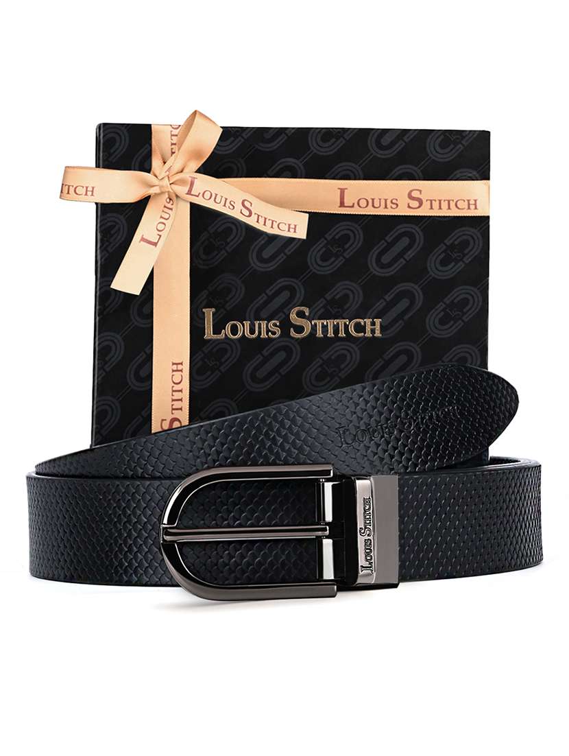 men textured pin buckle belt - 21762175 - Standard Image - 5