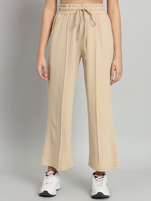 women solid mid rise track pant - 21762251 -  Standard Image - 0